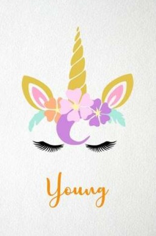 Cover of Young A5 Lined Notebook 110 Pages