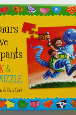 Cover of Dinosaurs Love Underpants Book and Jigsaw
