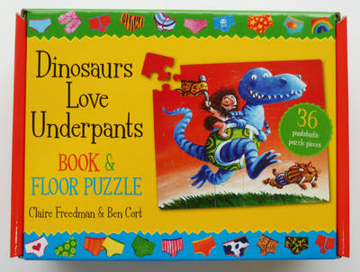 Book cover for Dinosaurs Love Underpants Book and Jigsaw