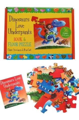 Cover of Dinosaurs Love Underpants Book and Jigsaw