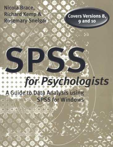 Book cover for SPSS for Psychologists