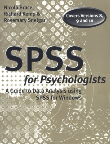 Cover of SPSS for Psychologists