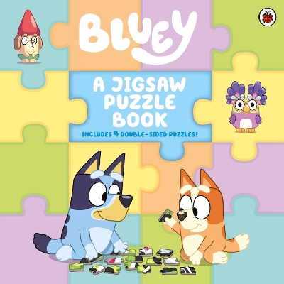 Book cover for Bluey: A Jigsaw Puzzle Book