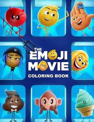 Book cover for The Emoji Movie Coloring Book