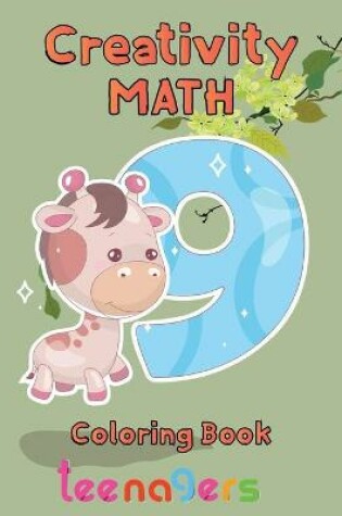 Cover of Creativity Math coloring book teenagers