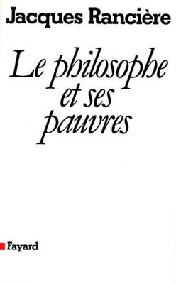 Book cover for Le Philosophe Et Ses Pauvres (Nouvelle Edition)