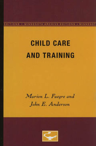 Cover of Child Care and Training