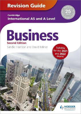 Book cover for Cambridge International AS/A Level Business Revision Guide 2nd edition