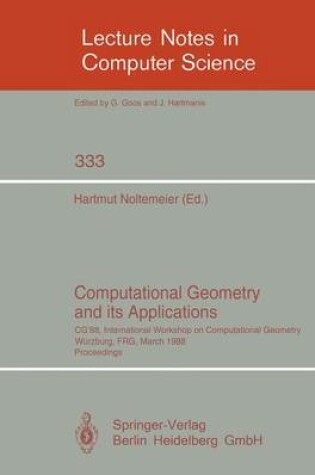 Cover of Computational Geometry and Its Applications