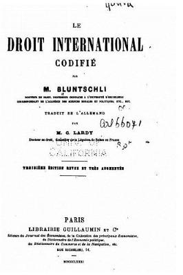 Book cover for Le droit international codifi