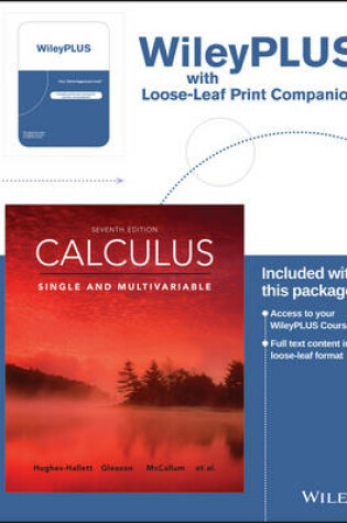 Cover of Calculus: Single and Multivariable, Seventh Edition Loose-leaf Print Companion