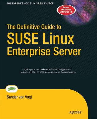 Book cover for The Definitive Guide to SUSE Linux Enterprise Server