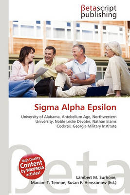 Book cover for SIGMA Alpha Epsilon