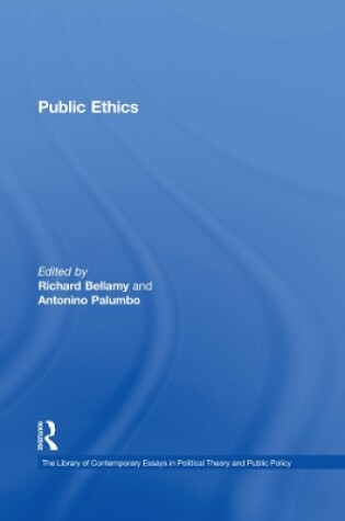 Cover of Public Ethics