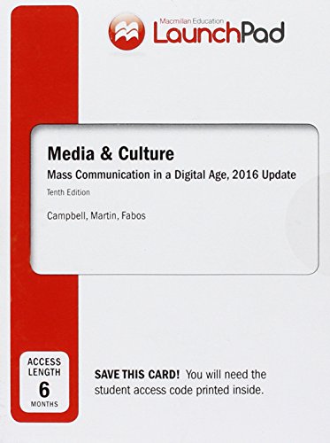 Book cover for Launchpad for Media & Culture with 2016 Update