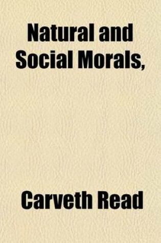 Cover of Natural and Social Morals,