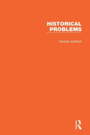 Cover of Historical Problems