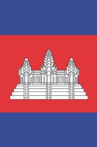 Cover of Cambodia Flag Notebook - Cambodian Flag Book - Cambodia Travel Journal