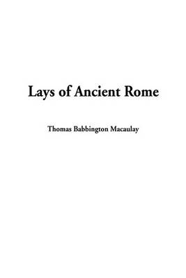 Book cover for Lays of Ancient Rome