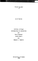 Cover of Esther