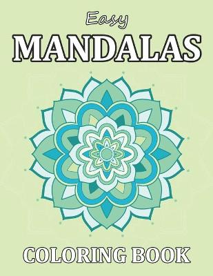 Book cover for Easy Mandalas Coloring Book