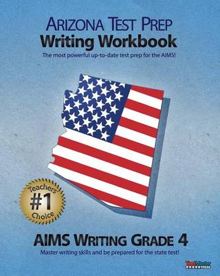 Book cover for Arizona Test Prep Writing Workbook Aims Writing Grade 4