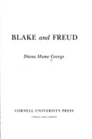 Cover of Blake and Freud