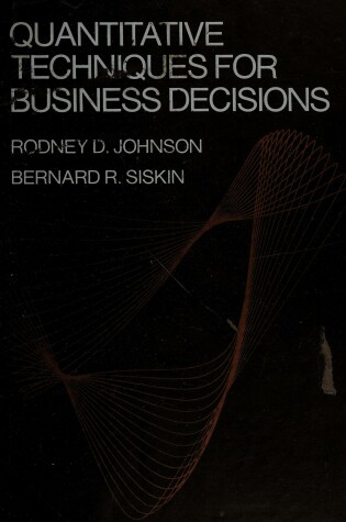 Cover of Quantitative Techniques for Business Decisions