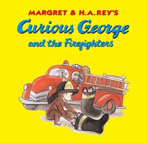 Book cover for Curious George and the Firefighters