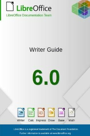 Cover of LibreOffice 6.0 Writer Guide