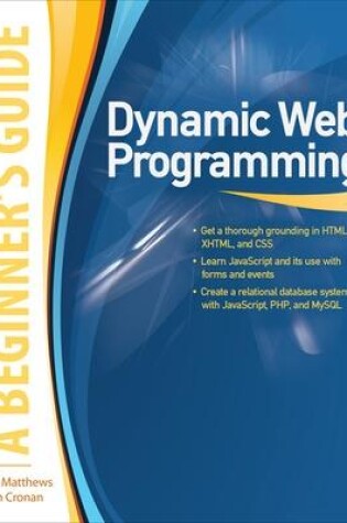 Cover of Dynamic Web Programming: A Beginner's Guide