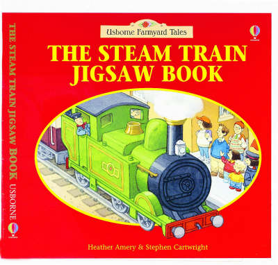 Book cover for The Steam Train Jigsaw Book