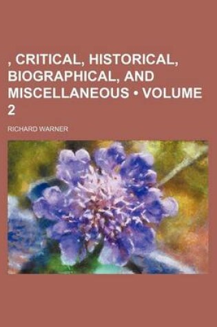 Cover of Illustrations, Critical, Historical, Biographical, and Miscellaneous Volume 2