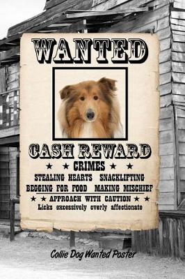 Book cover for Collie Dog Wanted Poster