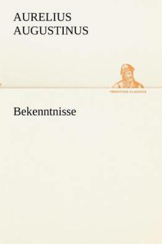 Cover of Bekenntnisse