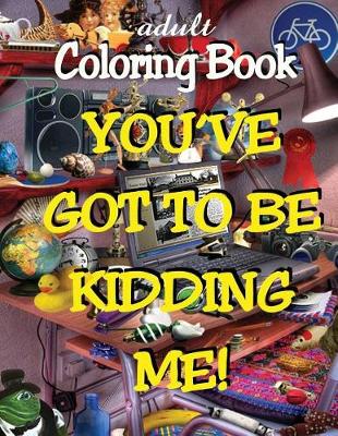 Cover of Adult Coloring Book - You've Got to Be Kidding Me!