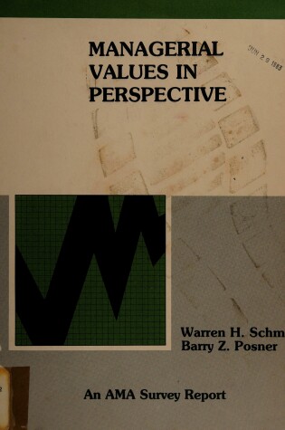 Cover of Managerial Values in Perspective