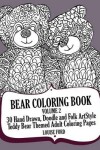 Book cover for Bear Coloring Book Volume 2