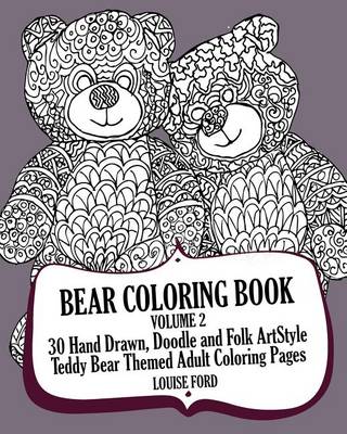 Book cover for Bear Coloring Book Volume 2
