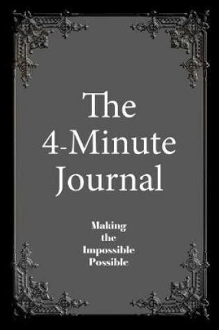 Cover of The 4-Minute Journal - Dated Black