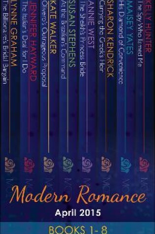 Cover of Modern Romance April 2015 Books 1-8