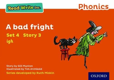 Book cover for Read Write Inc. Phonics: A Bad Fright (Orange Set 4 Storybook 3)