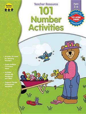 Book cover for 101 Number Activities, Grades Preschool - K