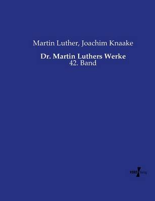Book cover for Dr. Martin Luthers Werke
