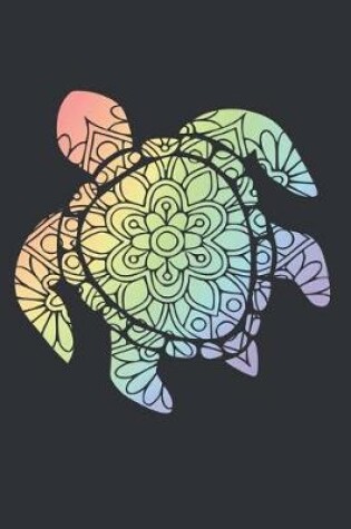 Cover of Sea Turtle Rainbow Mandala Notebook