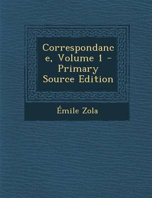 Book cover for Correspondance, Volume 1