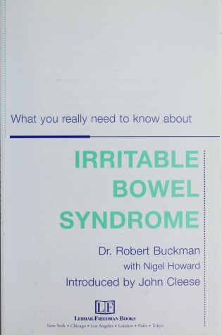 Cover of What You Really Need to Know about Irritable Bowel Syndrome