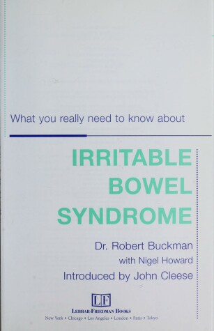 Book cover for What You Really Need to Know about Irritable Bowel Syndrome