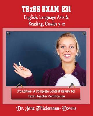 Book cover for TExES Exam #231 English Language Arts & Reading, Grades 7-12 3rd Edition