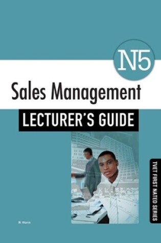 Cover of Sales Management N5 Lecturer's Guide